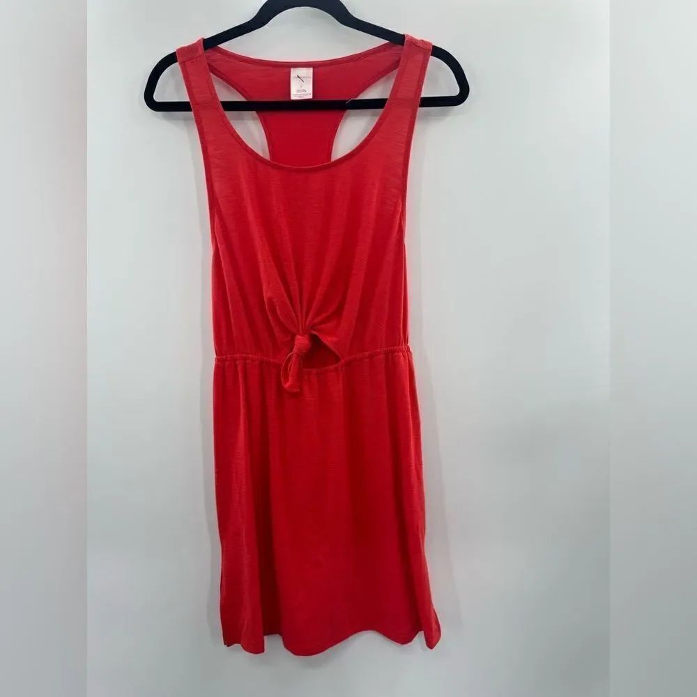 3For$20 Xhiliration Terra Cotta Races Back Dress Size small